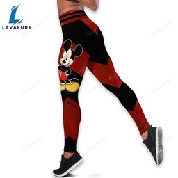 Personalized Mickey Mouse Pattern Hoodie And Leggings Set HLS1507