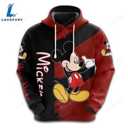 Personalized Mickey Mouse Pattern Hoodie And Leggings Set HLS1507