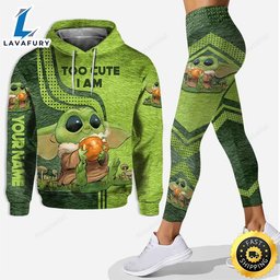 Personalized Baby Yoda Hoodie Leggings Adults Men Women Star Wars Clothes Gifts For Fans HLS1507