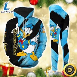 Custom Name Donald Duck Cartoon Hoodie And Legging Set Gift For Mom Or Your Girl Friend HLS1507