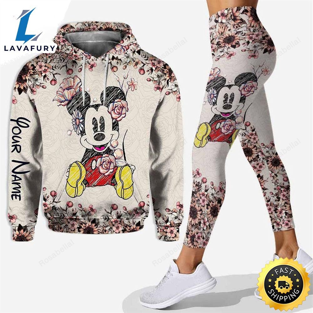 Personalized Mickey Mouse Hoodie Leggings Sets HLS1507