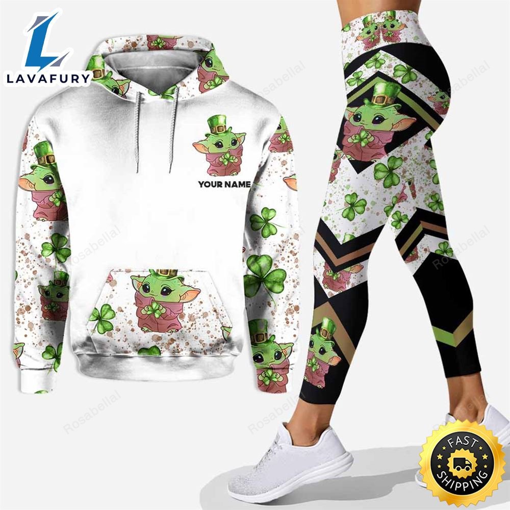 Personalized Baby Yoda Hoodie Leggings Men Women Kids Star Wars Clothes Gifts For Fans HLS1507
