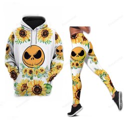 Sunflower Jack Skellington Combo Hoodie & Legging HLS1507