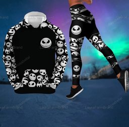 Jack Skellington Faces Combo Hoodie & Legging HLS1507