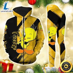 Tweety Custom Name Hoodie And Legging Set Gift For Mom Or Your Girl Friend HLS1507