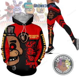 Five Nights At Freddy's I Survived 5NAF Hoodie Leggings Set HLS1507