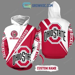Ohio State Buckeyes Go Bucks Personalized Hoodie Leggings Set HLS1507