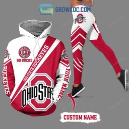 Ohio State Buckeyes Go Bucks Personalized Hoodie Leggings Set HLS1507