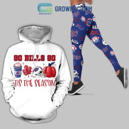 Go Bills Go Tis The Season Fall Pumpkin Halloween Hoodie Leggings Set HLS1507