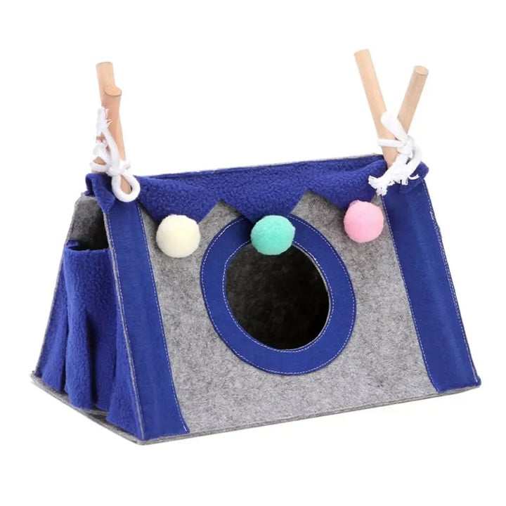 Small Pet Nest Felt Tent Rabbit Nest Hamster House Hamster Cage Large Guinea Pig Cage Guinea Pig Small Animal Bed Accessories