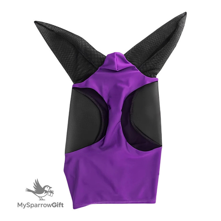 Anti Fly Stretchy Knitted Mesh Mask Breathable Anti Mosquito Mask Anti-Worms Horse Flying Mask Horse Riding Equestrian Equipment