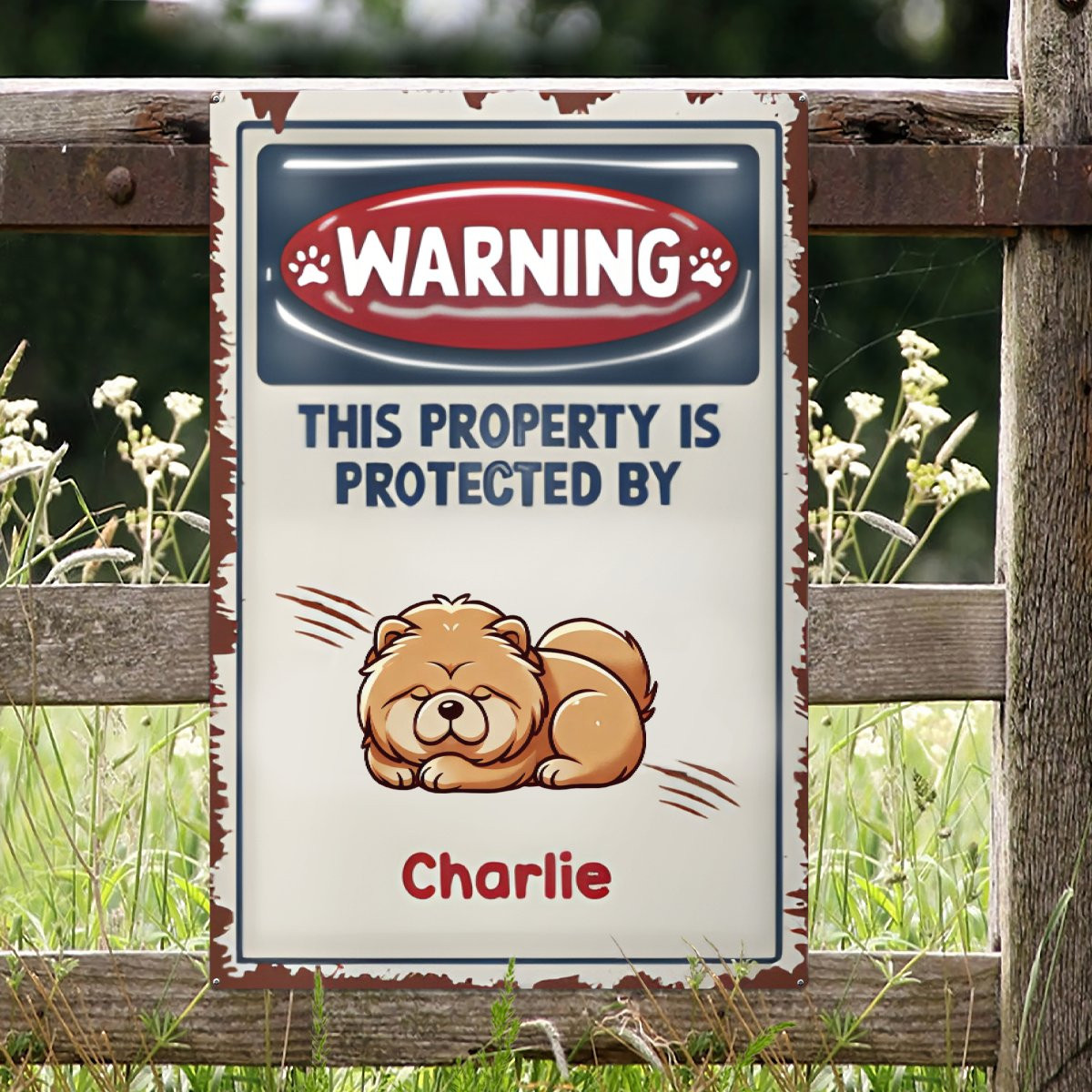 Premium Chow Chow Metal Sign - Agiftclub