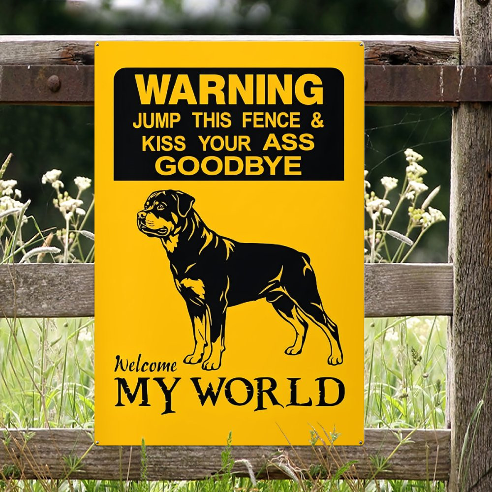 Starting Soon Rottweiler Sign Premium Rottweiler Metal Sign - Agiftclub