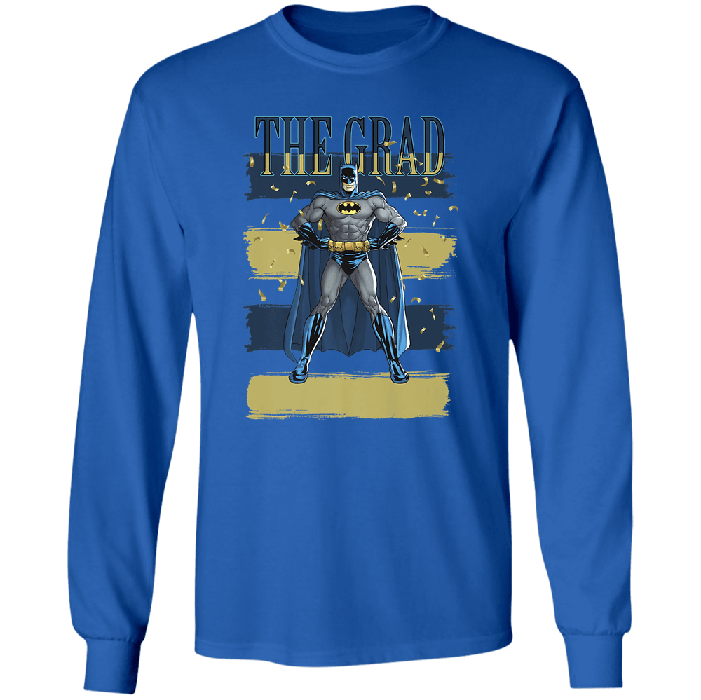 DC Comics Graduation Batman The Grad Power Stance Premium Long Sleeve ...