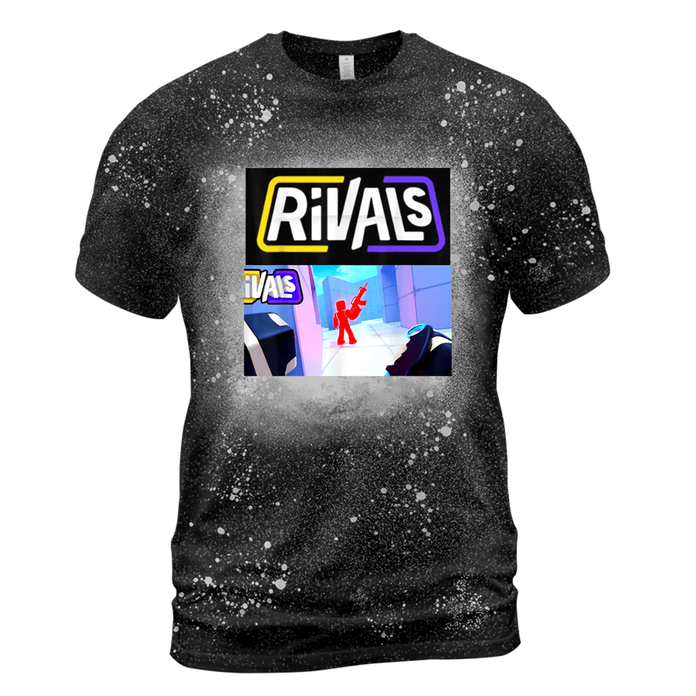 Try Hard Rivals Shirts Rivals Tween Gaming Fan Merch Bleached T-Shirt Limited Edition - The ...