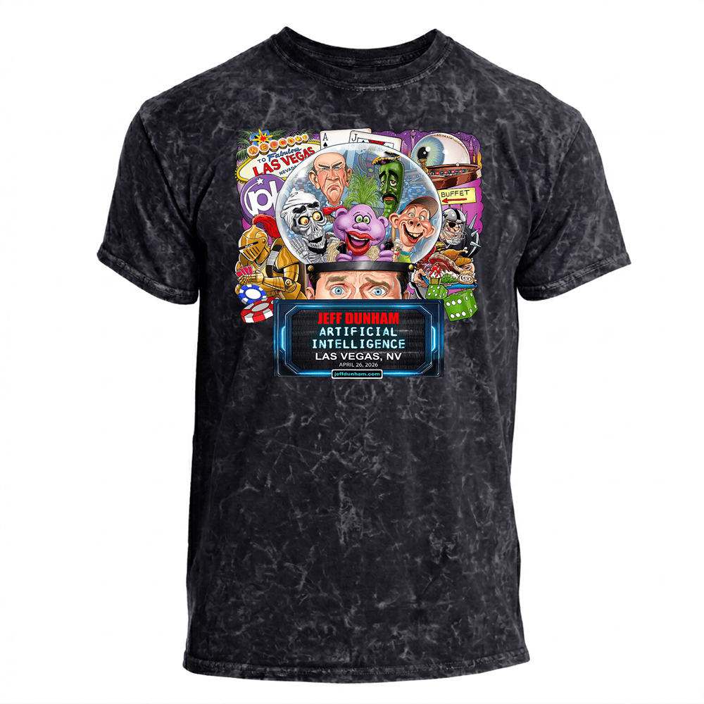 Jeff Dunham Las Vegas, NV (2026) Wash Style T-Shirt Limited Edition ...