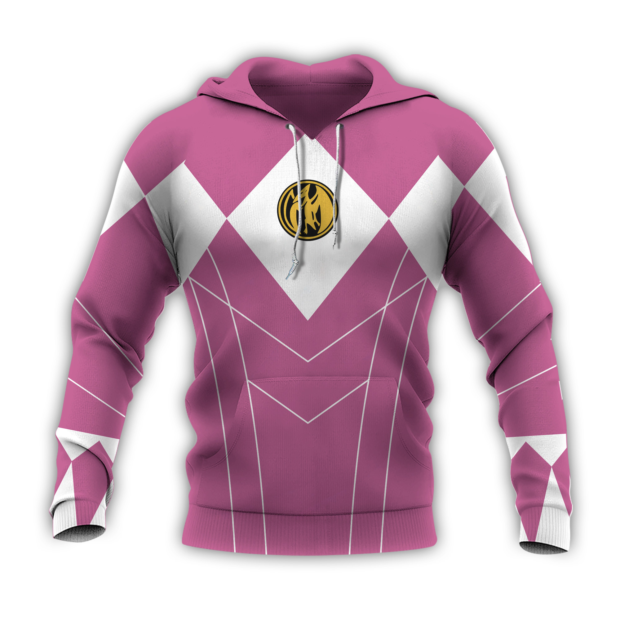 Pink Power Ranger Merchandise Pink Ranger Mighty Morphin Power Rangers Hoodie - PerformaxWear