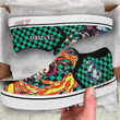 Demon Slayers Tanjiro Slip-on Shoes Custom Anime Sneakers