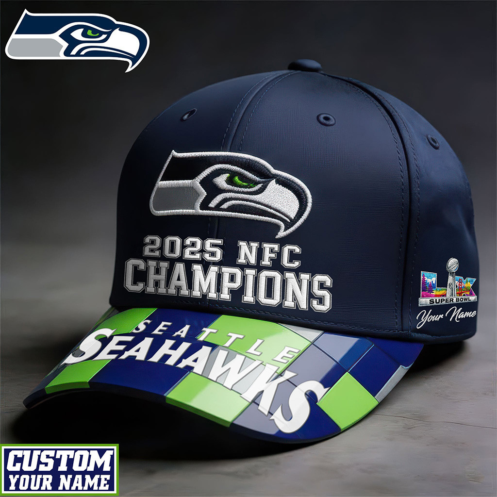 Seattle Team Merch Seattle Seahawks Premium Nfl 2026 Super Bowl Classic Cap Team ...