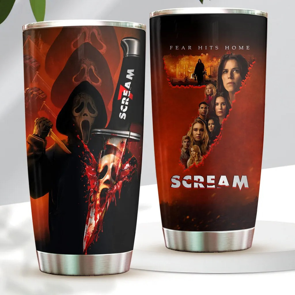 Team Scream Racing Merch Scream 7 Kill Tour Merch Scream 30Th Anniversary Tumbler 2026 Fear Hits ...