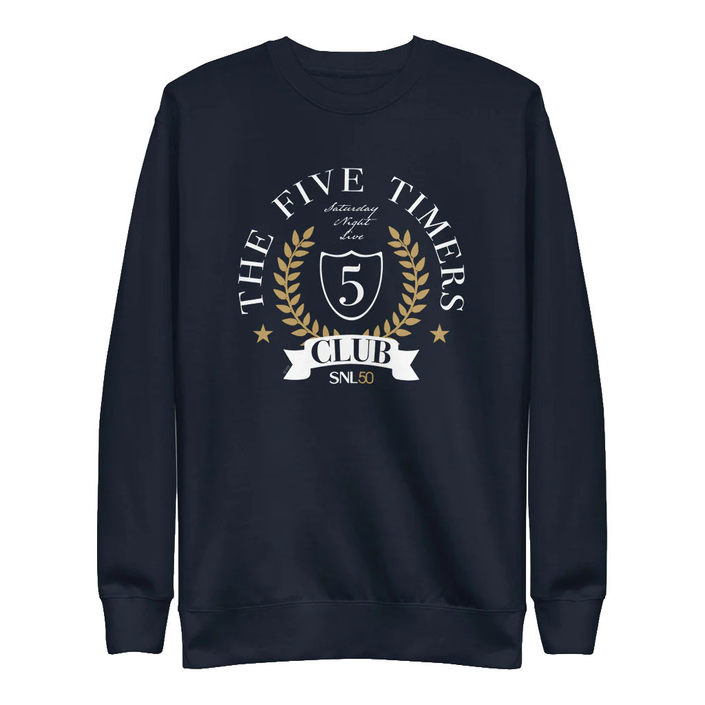 Snl Merch Saturday Night Live Merch 2026 The Five Timers Club Crewneck Sweatshirt ...