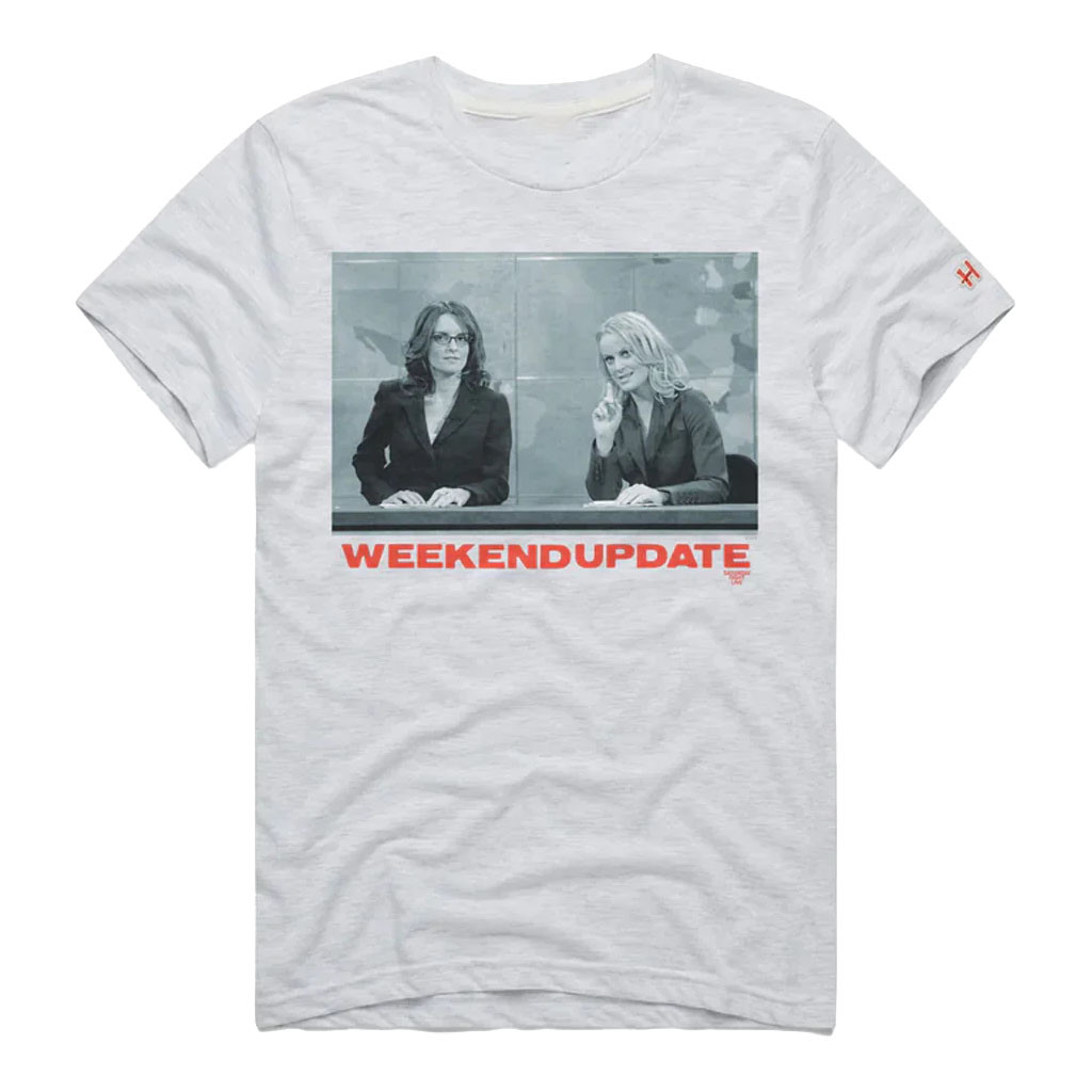 Snl Merch Saturday Night Live Merch 2026 Weekend Update With Tina And Amy T-Shirt ...