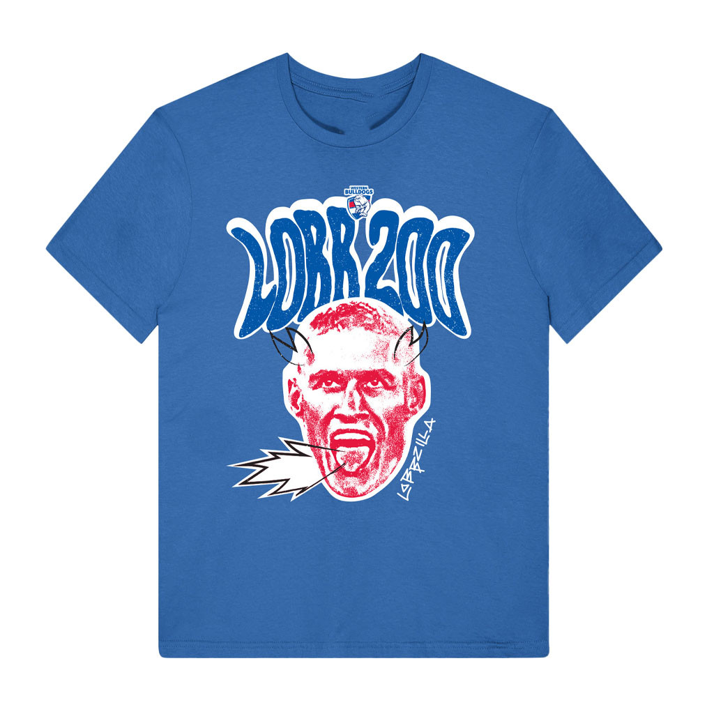 Lobzilla Western Bulldogs Merch 2026 Nick Auditore Represents Western Bulldogs ...