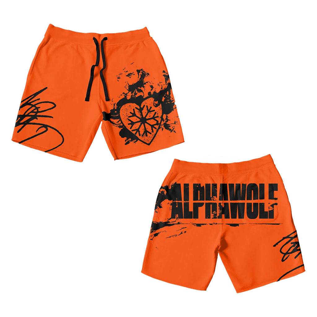 Alpha Wolf Merch 2026 Orange Shorts Gift Ideas For Music Lovers ...