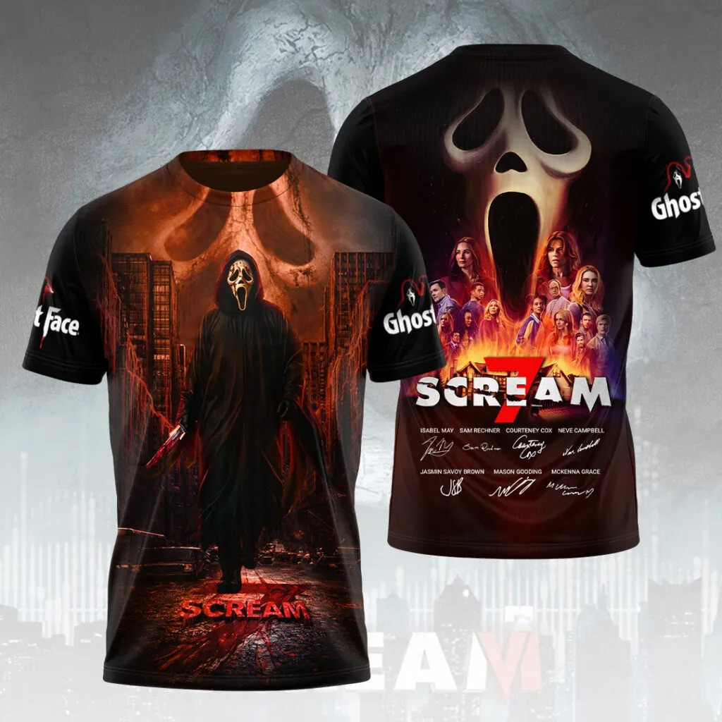 Team Scream Racing Merch Scream 7 Kill Tour Merch 2026 Scream 30Th Anniversary Shirt Gifts For ...