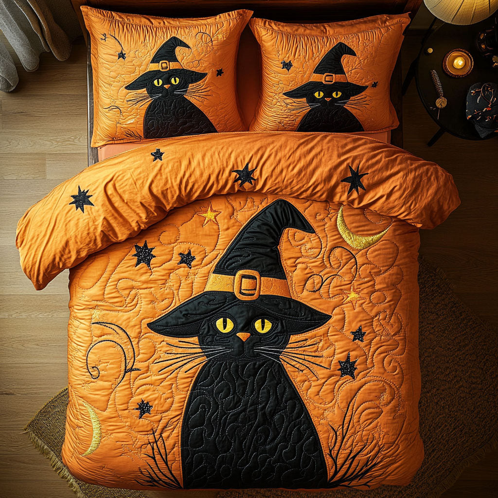 Moonlit Black Cat CP1807086CL Duvet Cover Set