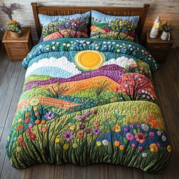 Flower Hill WJ1703027CL Duvet Cover Set