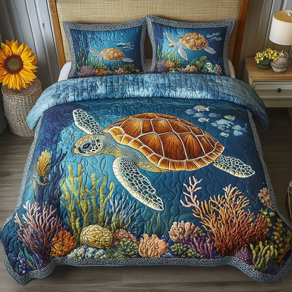 Sea Turtle WJ0504025CL Duvet Cover Set