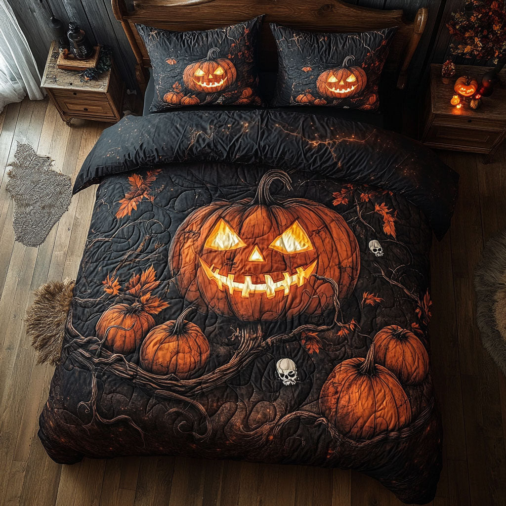 Mystic Halloween Pumpkin WY2006032CL Duvet Cover Set