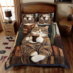 Cat Healing WX0612053CL Duvet Cover Set