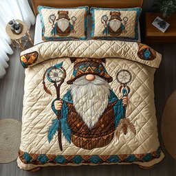 Boho Dreamcatcher Gnome WY0407021CL Duvet Cover Set