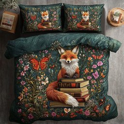 Fox On Books WN0807050CL Duvet Cover Set
