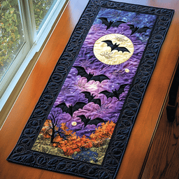 Night Wings Quilted Table Runner NCU0DK9344