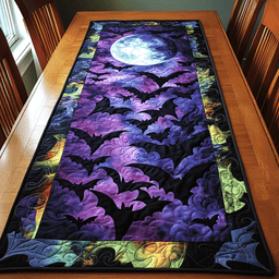 Moon Flight Quilted Table Runner NCU0DK9343