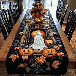 Pumpkin Spirits Quilted Table Runner NCU0DK9314