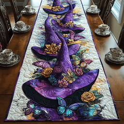 Twilight Garden Quilted Table Runner NCU0DK9552