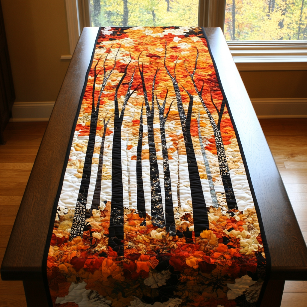 Golden Grove Quilted Table Runner NCU0DK9464