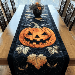 Pumpkin Bliss Quilted Table Runner NCU0DK9283