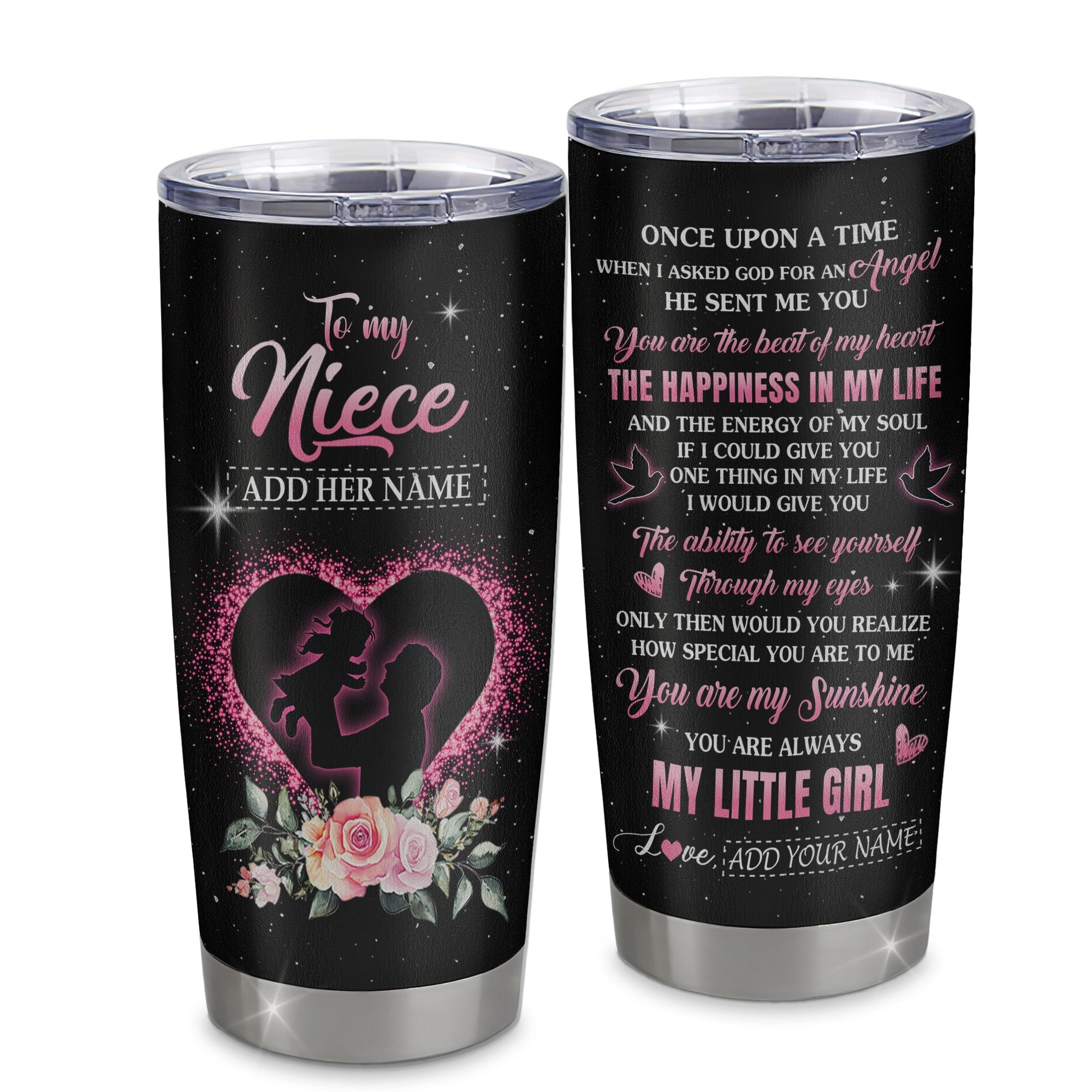 Personalized To My Niece From Uncle Tumbler Once Upon A Time Birthday Graduation Gifts For Niece Gifts Gift