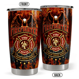 Firefighter Tumbler Stainless Steel Insulated Cup Gifts For Dads Who Have Everything