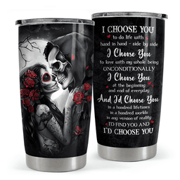 Couple Tumbler Stainless Steel Insulated Cup Cute Mothers Day Gifts