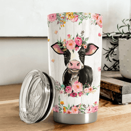 Cow Tumbler Stainless Steel Insulated Cup Cute Mothers Day Gifts