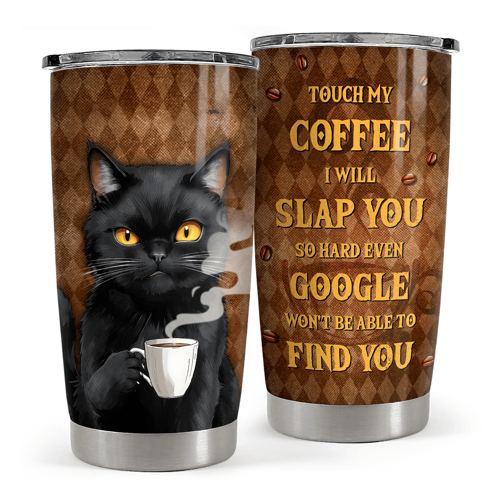 Black Cat Tumbler Stainless Steel Insulated Cup Awesome Mother's Day Gifts For Mom