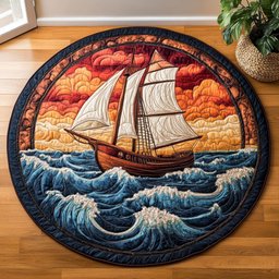 Drift into Dream CM2204031CL Quilted Round Mat