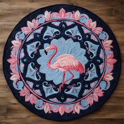 Island Serenade CP0805018CL Quilted Round Mat