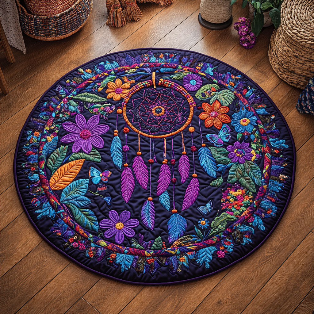 Dream Keeper WY0505045CL Quilted Round Mat